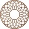 Ekena Millwork Cannes Wood Fretwork Pierced Ceiling Medallion, Walnut, 20"OD x 6 7/8"ID x 1/4"T CMWP20X20X0250CNWA - alternate 5
